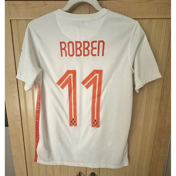 2015/16 Netherlands Away Jersey #11 Robben Youth XL Nike Holland Soccer Euro - Picture 1 of 7